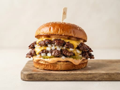 Double Cheese with fresh toppings